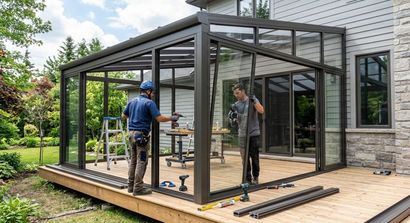 Enclosed Patio Installation in Seattle, WA