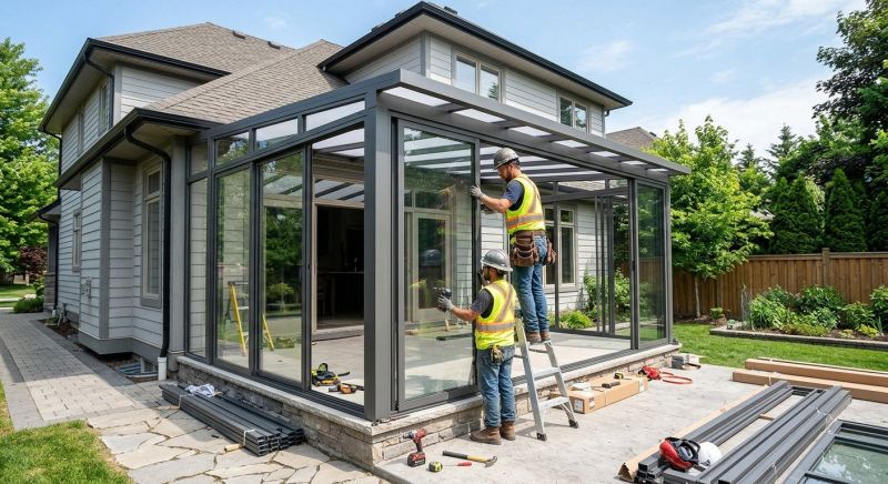 Enclosed Patio Installation in Charlotte, NC