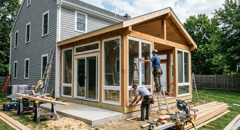 Porch Enclosure Installation in Boulder, CO