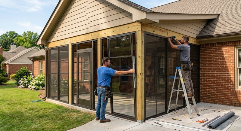 Screened In Porch Installation in Knoxville, TN