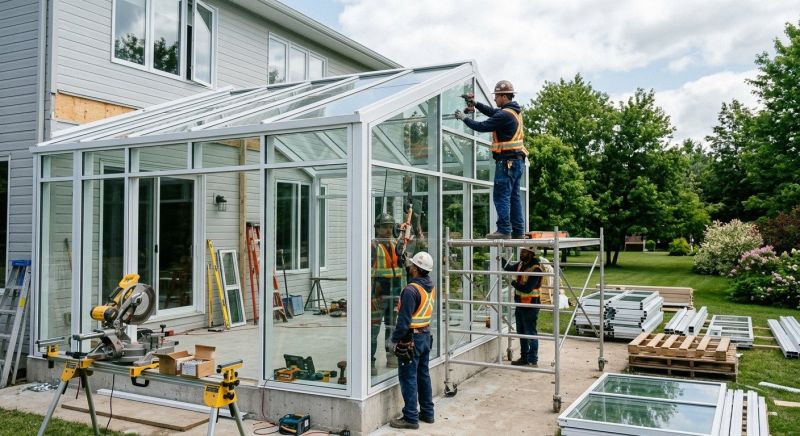 Sunroom Addition Construction in Arvada, CO