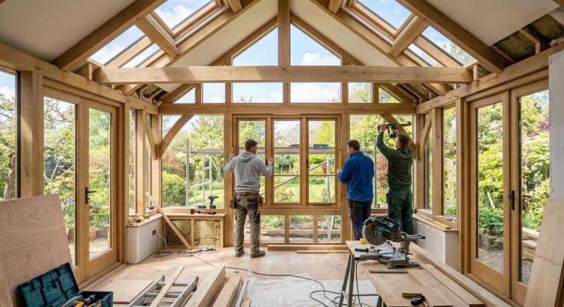 Sunroom Addition Construction in Knoxville, TN