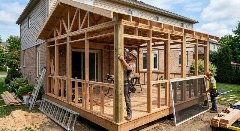 Enclosed Deck Installation in Boulder, CO