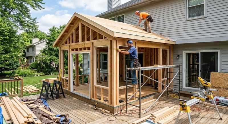 Three Season Room Installation in Charlotte, NC